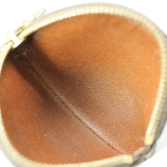 💯%Auth💜🤎Luis Vuitton porte monnaie rond coin case wallet purse monogram panda - Picture 7 of 12